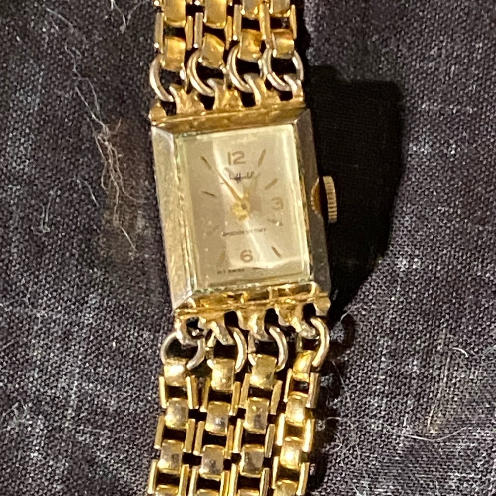 Vintage Sheffield women's watch gold with chain strap - Picture 6 of 6
